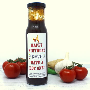 'Happy Birthday' Personalised Chilli Sauce, 5 of 5