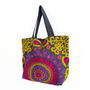 Embroidered Suzani Shoulder Bag In Dark Grey, thumbnail 11 of 12