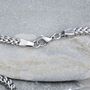 Men's Stainless Steel Wheat Link Chain, thumbnail 3 of 7
