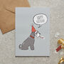 Grey Schnauzer Dog Walking Socks, thumbnail 10 of 10