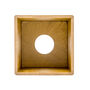 Wooden Hessian Design Tissue Box Cover, thumbnail 3 of 9