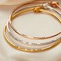 Personalised Tie The Knot Bangle, thumbnail 3 of 4