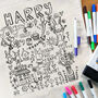 Personalised Colour It In Easter Craft Sack, thumbnail 2 of 5