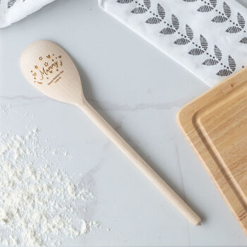 Personalised Wooden Baking Spoon, 3 of 3