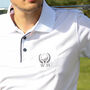 Personalised Golf Wreath Polo Top For Men Gift, thumbnail 2 of 10