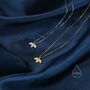 White Opal Marquise Leaf Pendant Necklace, thumbnail 5 of 11