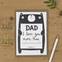 Personalised Dad Birthday Card, thumbnail 1 of 3