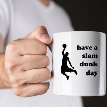 Basketball Funny Pun Mug And Cake, 2 of 4