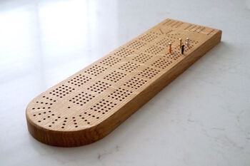 Wooden Cribbage Board, 2 of 7