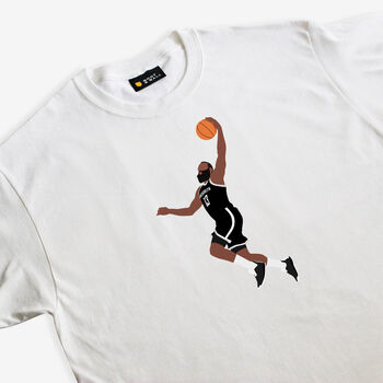 James Harden Brooklyn Nets Basketball T Shirt, 3 of 4