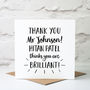 Personalised Thank You Teacher Card, thumbnail 3 of 6
