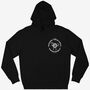 Support Your Local Discotheque Unisex Black Hoodie, thumbnail 1 of 2