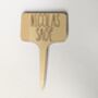 Five Personalized Plant Marker Garden Herb Marker Tags, thumbnail 10 of 12
