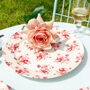 Coral Rose Patterned Serving Platter, thumbnail 3 of 4