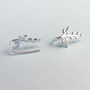 Sterling Silver Elegant Branch Hook Earrings, thumbnail 4 of 6