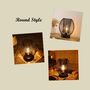 Double Metal Mesh Cage Table Lamp Battery Powered, thumbnail 5 of 6