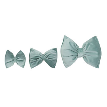 Luxury Christmas Green Small Velvet Bow Decoration, 4 of 4