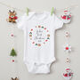 Personalised Baby’s First Christmas Babygrow, thumbnail 1 of 3