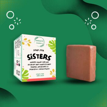 Soap For Sisters Funny Novelty Gift, 3 of 6
