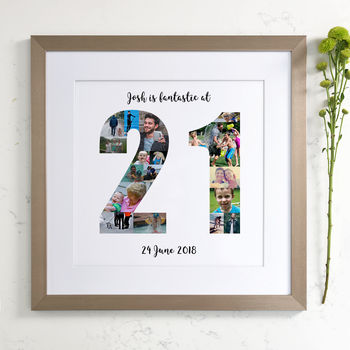Personalised 21st Birthday Photo Collage, 5 of 8