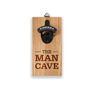 'The Man Cave' Wall Mounted Bottle Opener, thumbnail 2 of 3