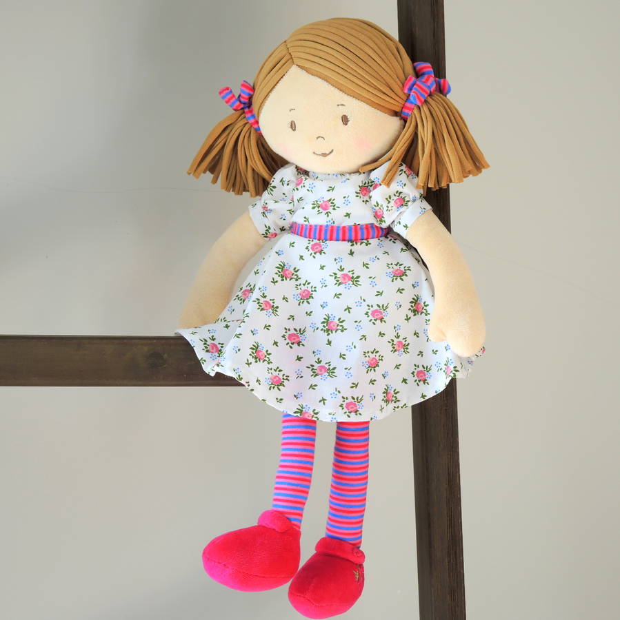 babies' personalised katy rag doll by the alphabet gift shop ...