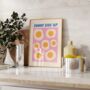 Sunny Side Up Eggs Kitchen Wall Art Print, thumbnail 5 of 7