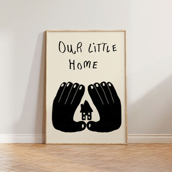 Our Little Home Hallway Wall Art Print, 4 of 9