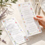 Whimsical Wildflower Menu Cards, thumbnail 2 of 5