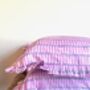 Striped Block Print Cushion, thumbnail 2 of 3