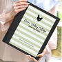 Green Stripe Country Hen Holiday Home Welcome Folder, thumbnail 1 of 2