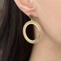 Etrusca Hoop Earrings, thumbnail 1 of 4