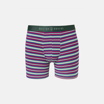 Men's 'Forest Berry' Four Pack Bamboo Trunks, 7 of 8