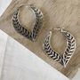 Botanical Leaf Hoops, thumbnail 1 of 5