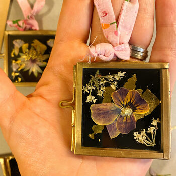 Mini Gilded Mixed Pressed Flower Frame, 11 of 11