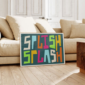 Splish Splash Art Print, 2 of 4