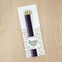 Witch Vibes Engraved Pencil Set, thumbnail 2 of 5