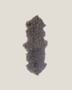 100% Natural Mongolian Sheepskin Rug Medium, 10 of 12