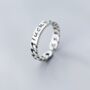 Sterling Silver Lucky Adjustable Ring, thumbnail 2 of 3