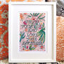 'Stand Together' Typography Illustration Print, thumbnail 1 of 2