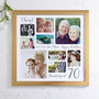 Personalised 70th Birthday Square Photo Collage, thumbnail 2 of 11