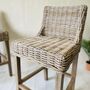 Rattan Kitchen Stool Two Seat Heights, thumbnail 5 of 6