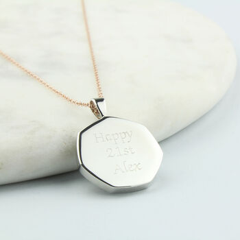 Personalised 18th / 21st Birthday Twenty Pence Necklace, 4 of 8