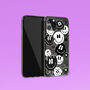 Happy Face Black And White Phone Case For iPhone, thumbnail 5 of 8
