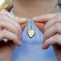 9ct Solid Gold Heart Locket Necklace, thumbnail 1 of 8