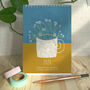 2026 Desk Calendar Flower Mugs, thumbnail 1 of 5