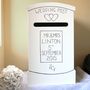 Wooden Personalised Wedding Post Box, thumbnail 4 of 8