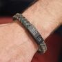 Men's Personalised Woven Leather Bracelet, thumbnail 1 of 12