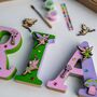 Personalised Paint Your Own Fairy Wooden Name, thumbnail 3 of 7