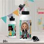 Black Girl Magic Aluminium Water Bottle | Fefus Design, thumbnail 4 of 5